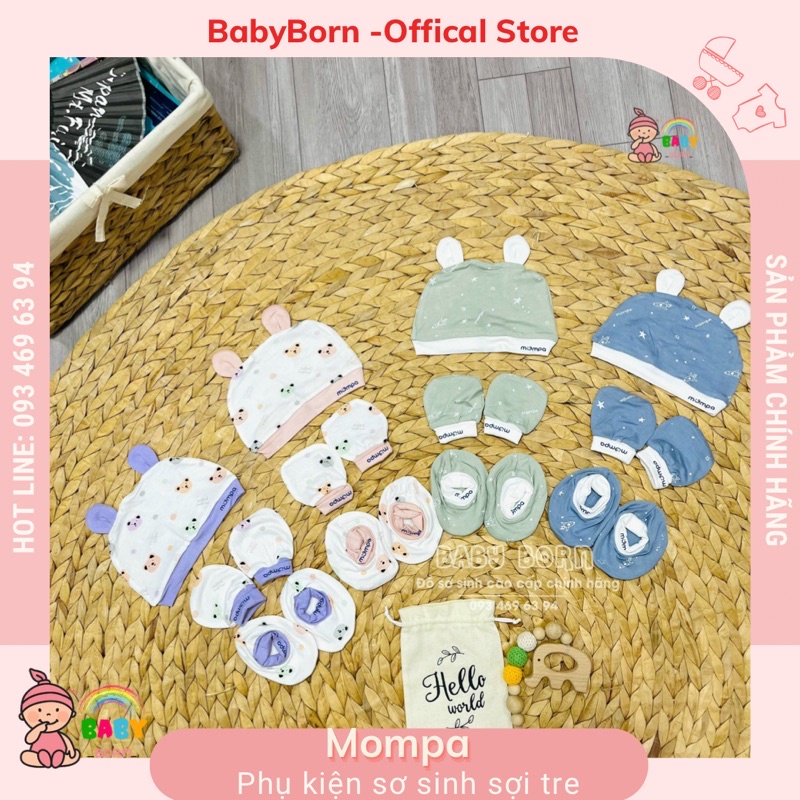 Mompa - Phụ kiện sơ sinh sợi tre