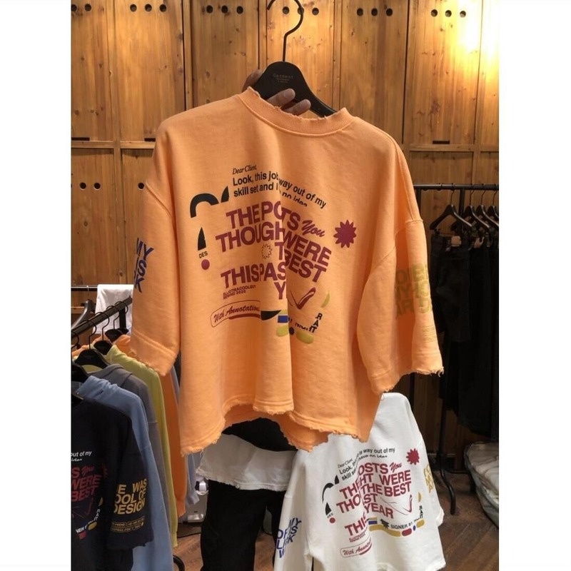 Áo Thun Nữ Ngắn Tay Cổ Tròn Thời Trang Hàn