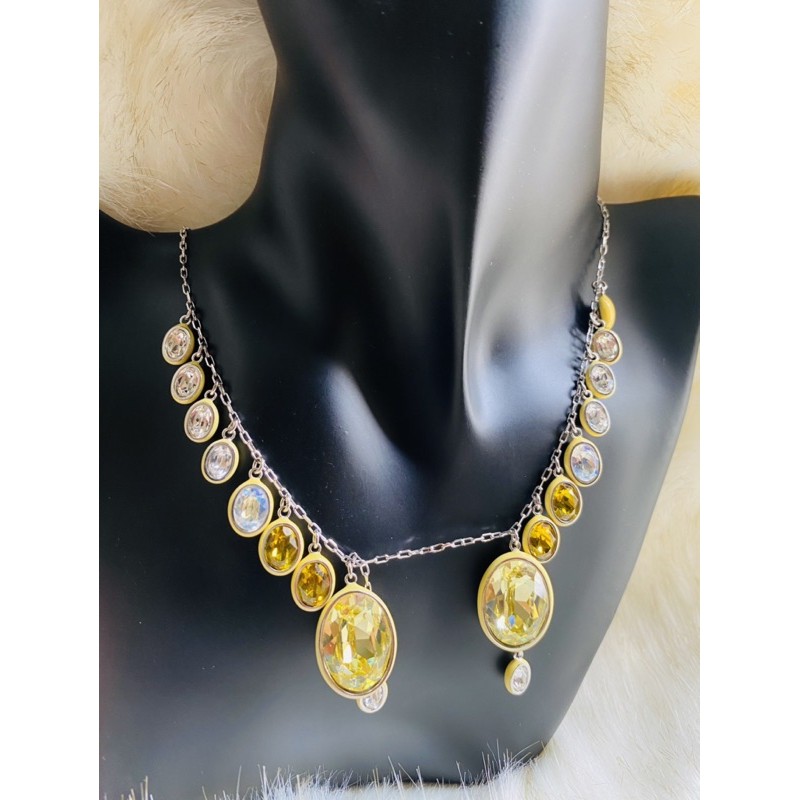 Dây chuyền đính đá pha lê Swarovski sành điệu