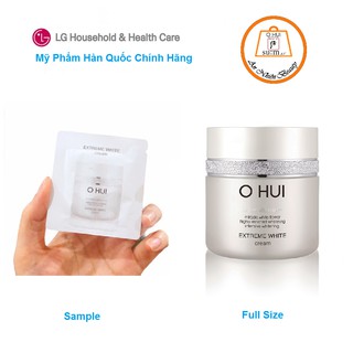 [Date 2023] Gói kem dưỡng trắng da 1ml Ohui Extreme White Cream
