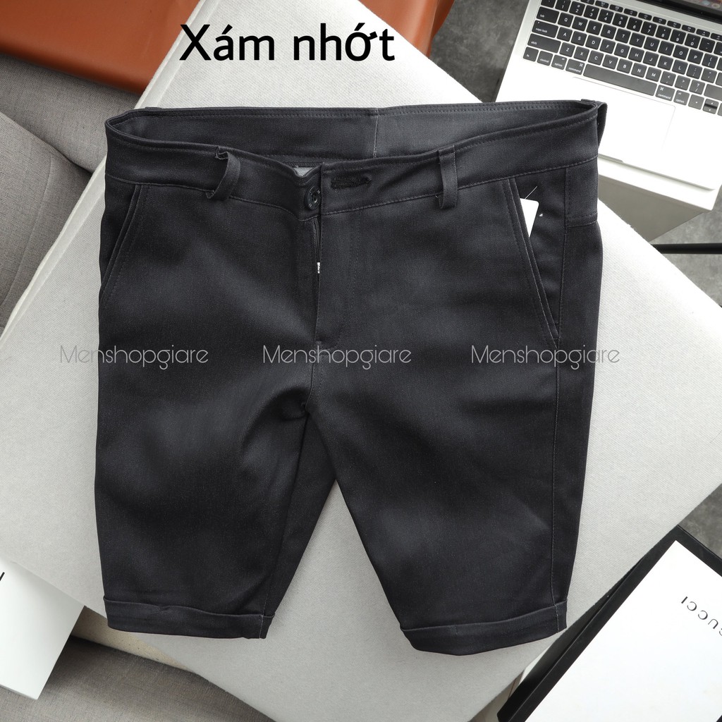 quần kaki nam co giãn đủ màu xám