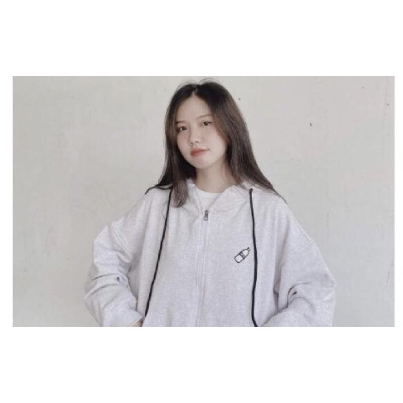 Khoác Thun Nỉ Ngoại Thêu Chai Nhựa Siêu Độc Đáo, Form Rộng Chánh Nắng | BigBuy360 - bigbuy360.vn