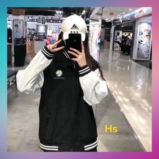 [UY TÍN-CHẤT LƯỢNG] Áo khoác dù thêu hoa cúc 3 sọc KD2