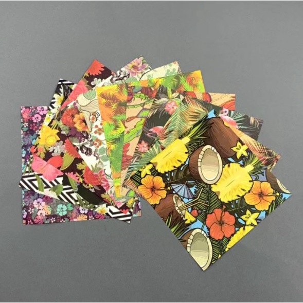 Giấy Thủ Công Gấp Origami - Nhiều Hình Đẹp 50 Tờ 2 Mặt Màu