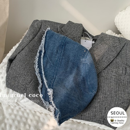 [ Giảm 5k đơn từ 0đ ] Mũ bucket Denim cao cấp chống nắng, nhẹ thoáng phong cách Ulzzang Hot Trend hè 2021