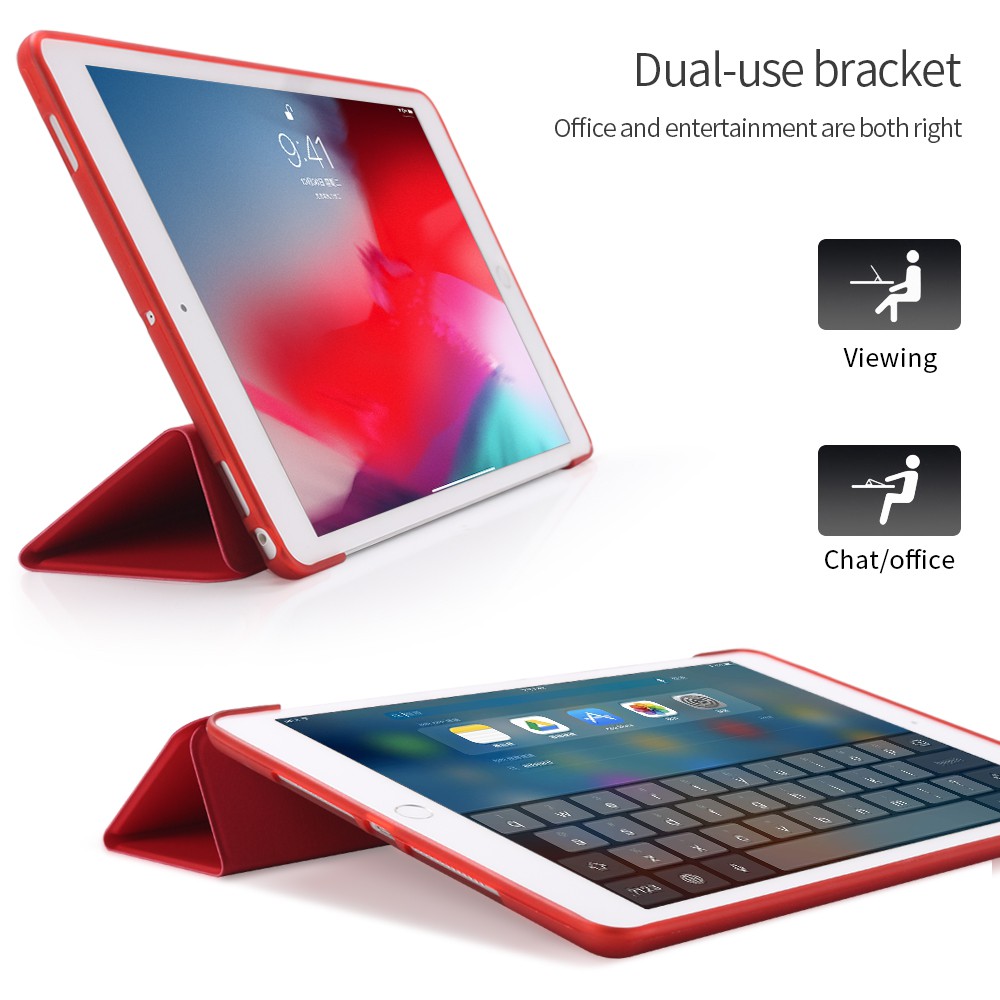 3 fold design silicone tablet cover for iPad Air 2 Air 1 iPad 2018 iPad 1 2 3 4 5 6 iPad Mini 1 2 3 4 | BigBuy360 - bigbuy360.vn