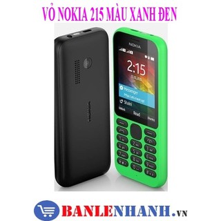 VỎ KHÔNG PHÍM NOKIA 215 MÀU XANH ĐEN