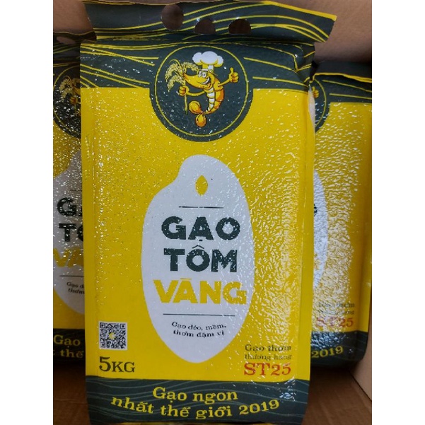 Gạo St25 Lúa Tôm ( 5 kg ĐẶC SẢN KIÊN GIANG)