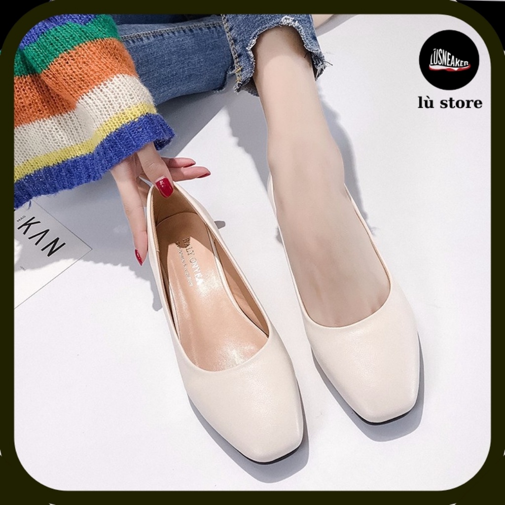 Giày thể thao cổ thấp 2 màu hồng và xanh , size nữ 36-40 , Lù Store