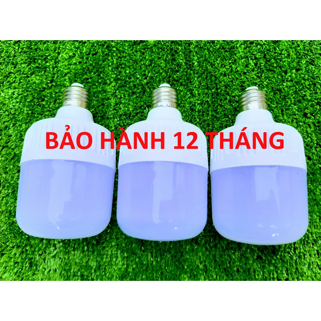 Combo 3 Bóng Đèn Led Búp Trụ 20W Ánh Sáng Trắng Tiết Kiệm Điện