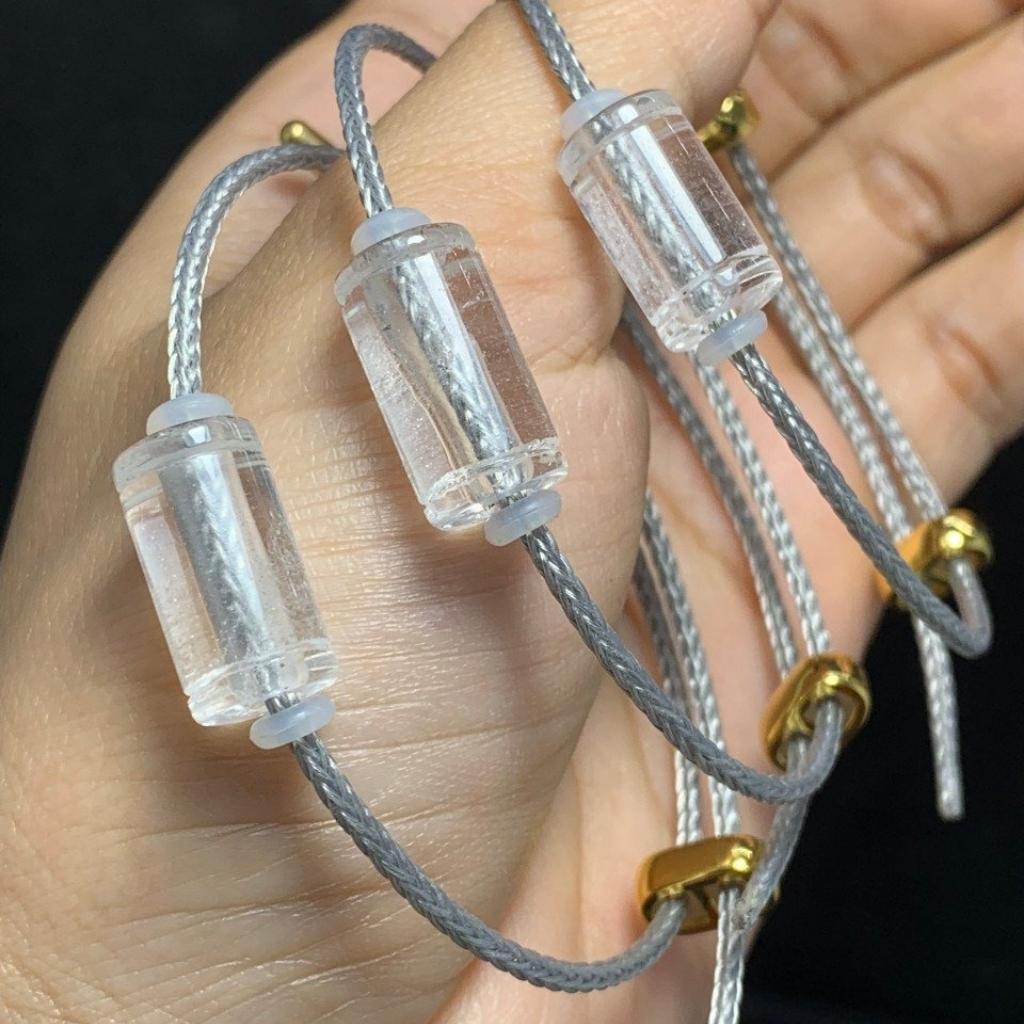 Vòng tay lu thống đá aquamarine / ngọc xanh / TA dâu xanh / ngọc huyết / TA dâu hồng / TA trắng. Anchi jewelry