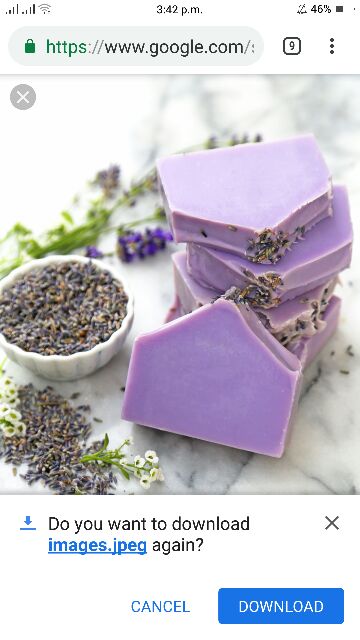 Phôi xà phòng lavender 100g