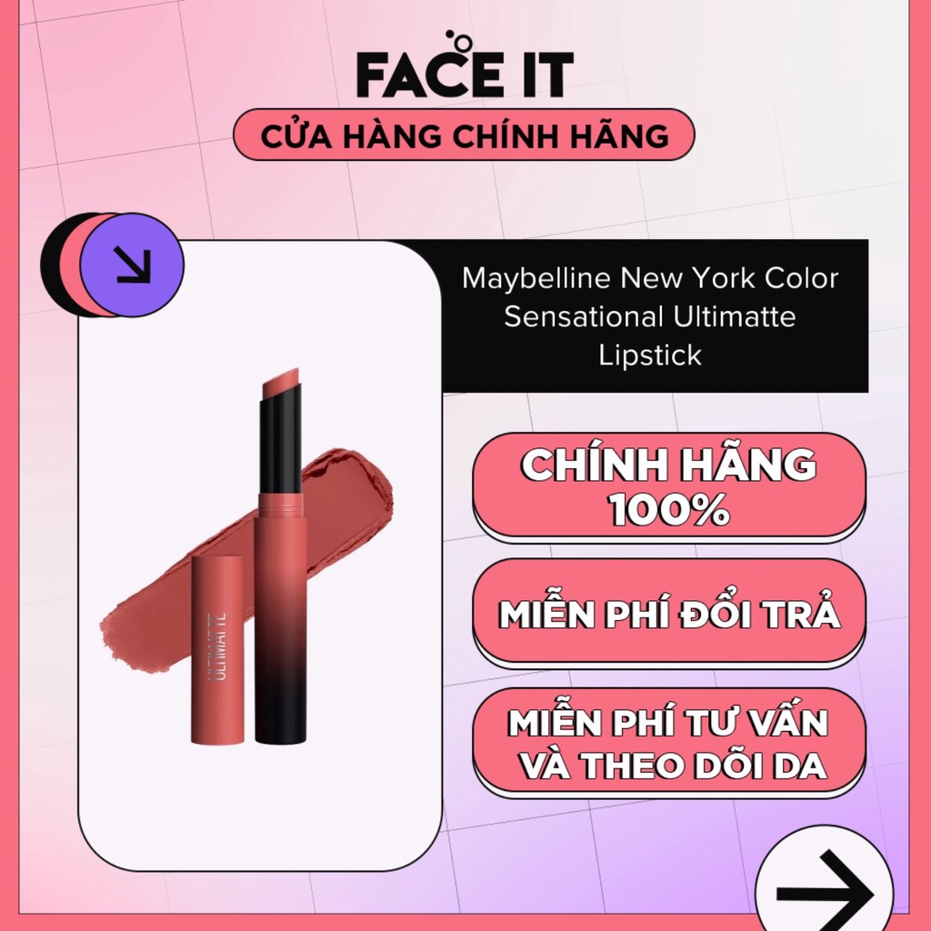 Son Thỏi Maybelline New York Color Sensational Ultimatte Lipstick