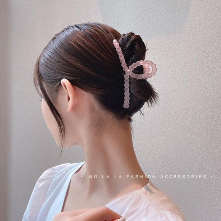 Kẹp tóc càng cua cỡ lớn phong cách Hàn Quốc đơn giản dễ thương dành cho nữ