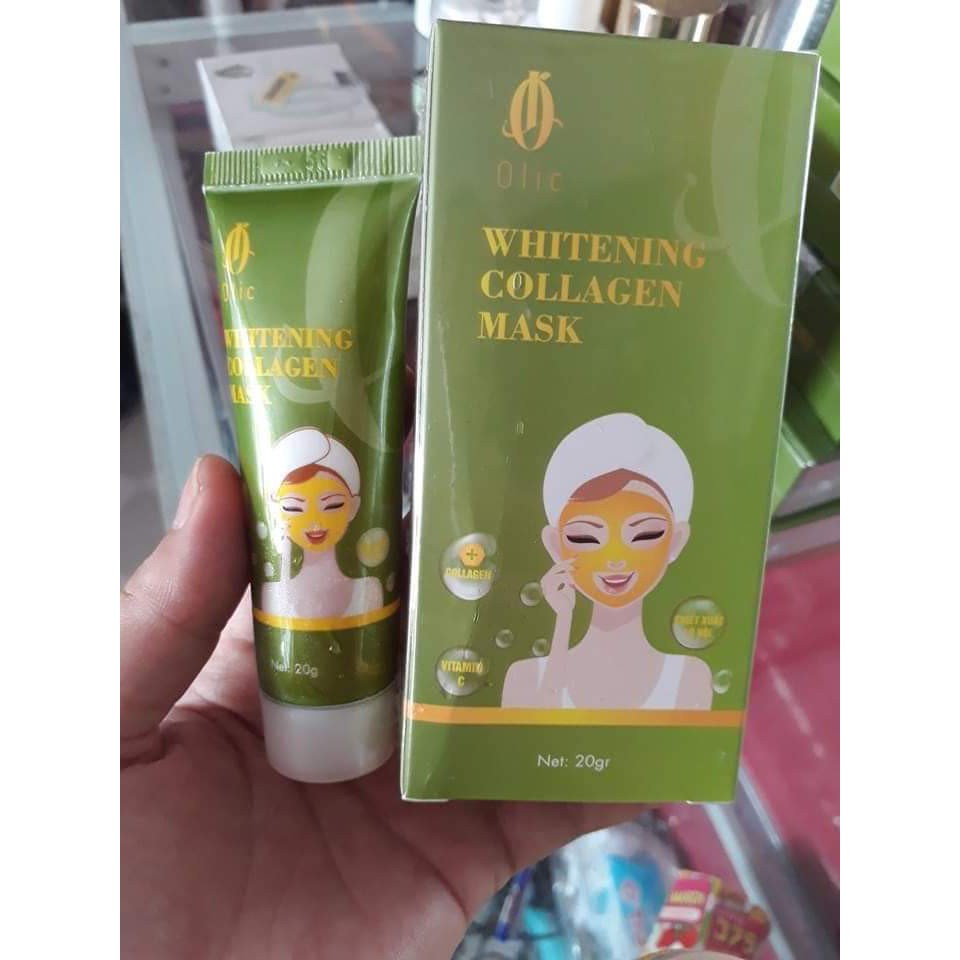 [BAO TEST] Mặt nạ collagen vàng 24k olic, Mask collagen thải độc olic dưỡng trắng da