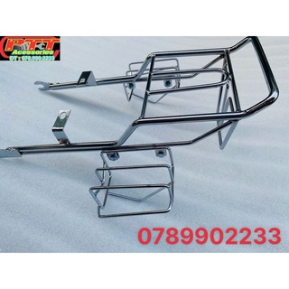 Baga bảo vệ đèn hậu xe cub 82 sắt xi