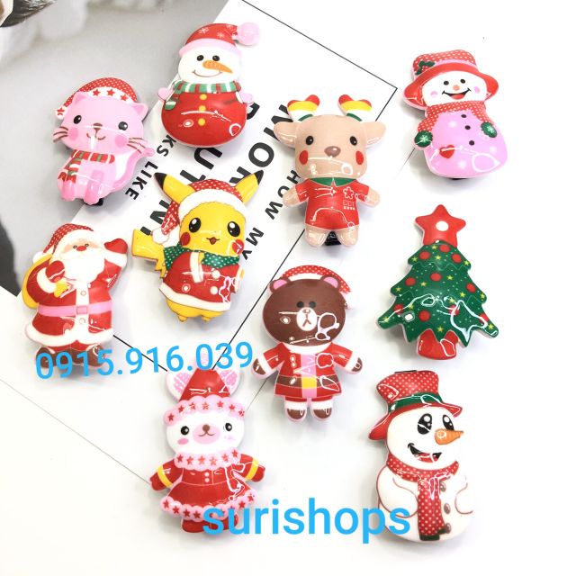 1 Kẹp tóc giáng sinh nhiều mẫu