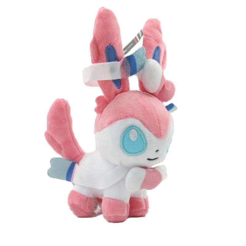 Thú nhồi bông hình Eevee Leafeon Umbreon Jolteon Pokemon mini 13cm dễ thương