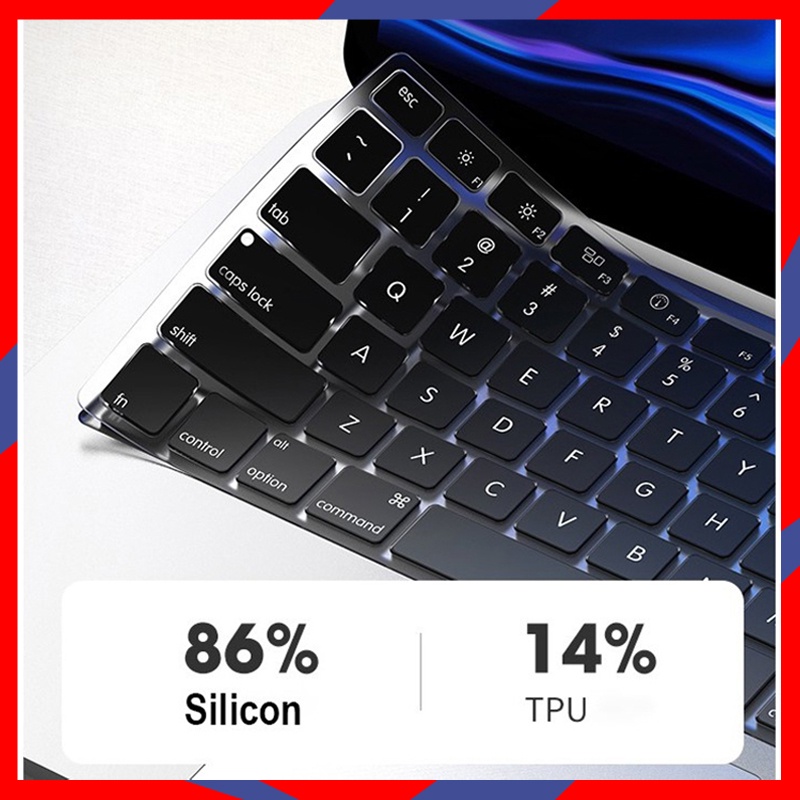 Miếng Lót Phủ Bàn Phím Silicon Cho Macbook - Nhiều Màu (US) | BigBuy360 - bigbuy360.vn