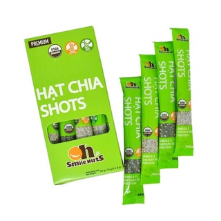 Hạt chia hữu cơ Organic Chia Seed Shots - giảm cân, giàu omega, gói nhỏ tiện dụng