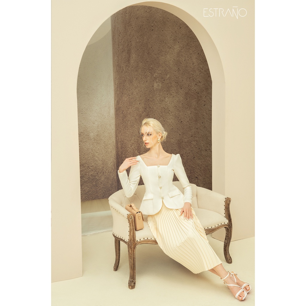 Set áo dáng vest cách điệu chất liệu dạ Tweed cao cấp - Naomi Set | BigBuy360 - bigbuy360.vn