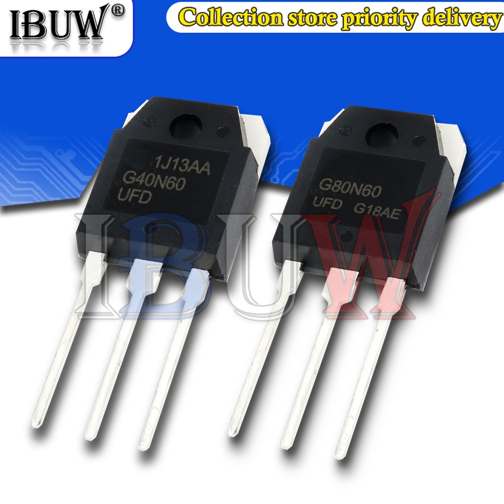 Bộ 5 Mạch Tích Hợp G40N60Uf G80N60UFD TO-247 TO-3P 80N60UFD 40N60UFD G40N60 G80N60 TO247 TO3P