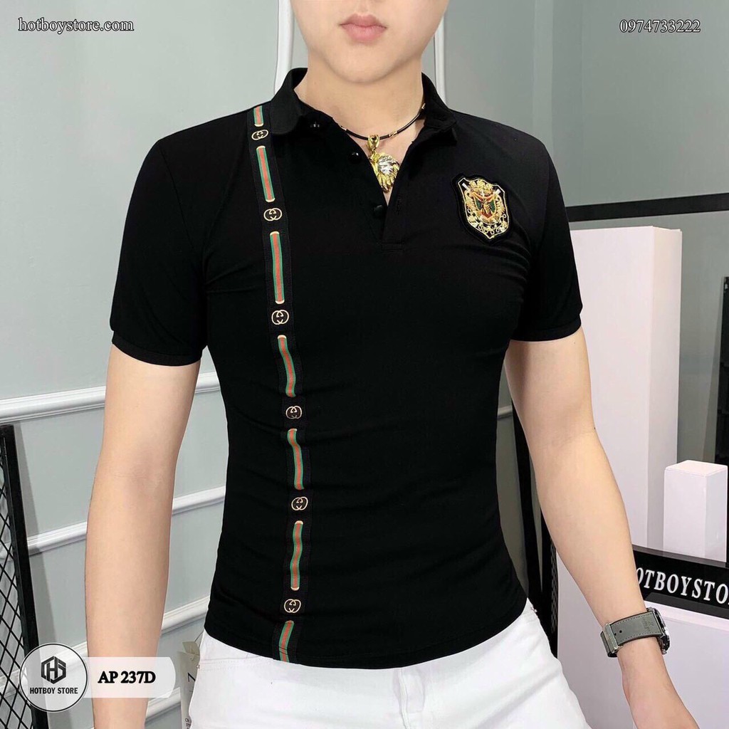 Áo thun cổ bẻ polo cao cấp vải thun cotton siêu co dãn hàng chuẩn shop Phuongnamshop20 kve20