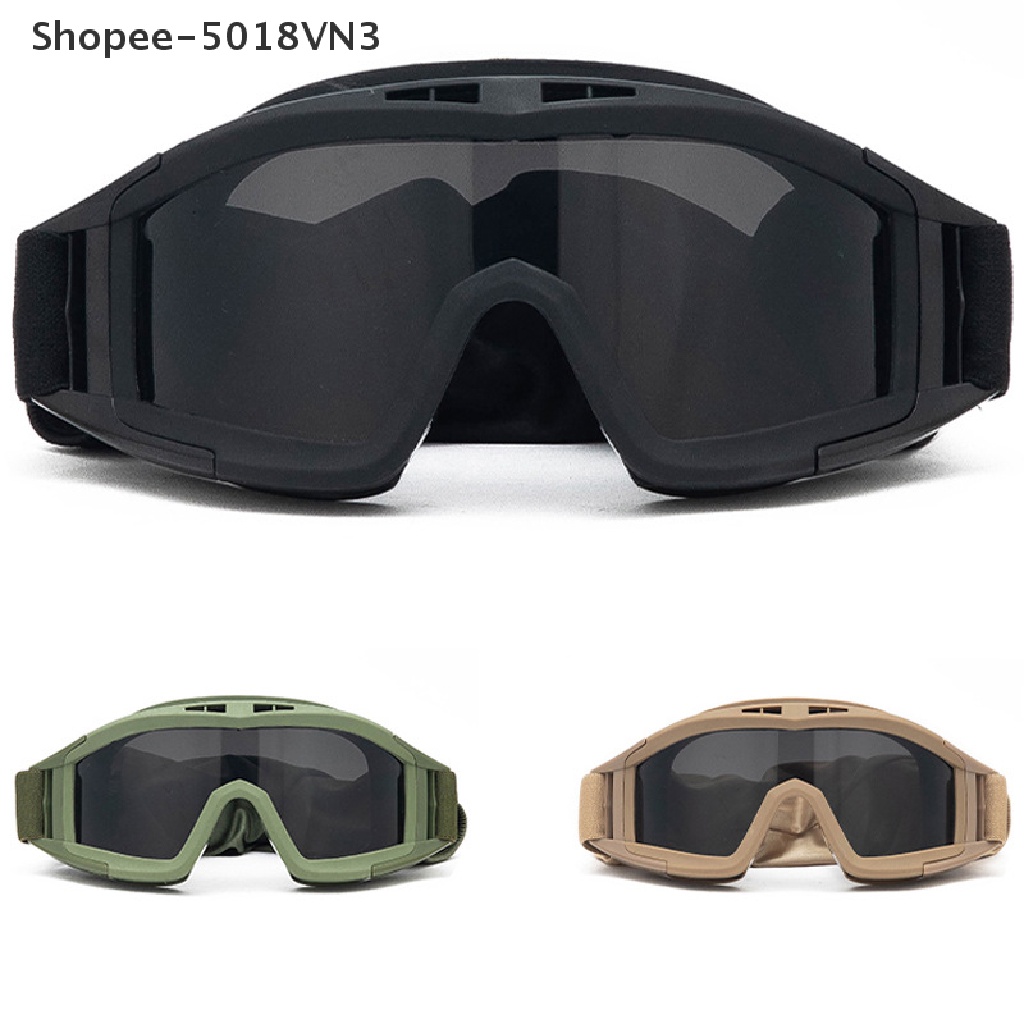 Bộ kính râm quân đội Shopee-5018VN3 3 len chắn gió