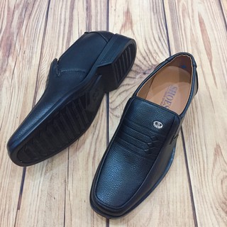 Giày lười trung niên da mềm may đế( Chất Store )