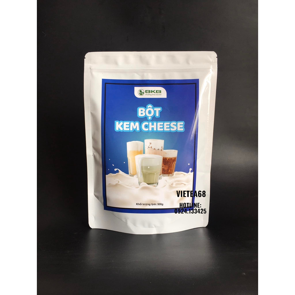 Bột kem cheese BKB 500gr sánh mịn, béo ngậy, tiện lợi, giá cost thấp