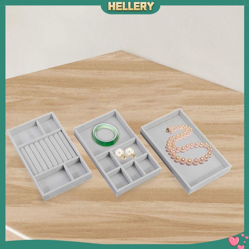 [HelleryVN] Bộ 3 Khay Trưng Bày Trang Sức / Đồ Trang Sức / Mặt Dây Chuyền / Ngăn Kéo
