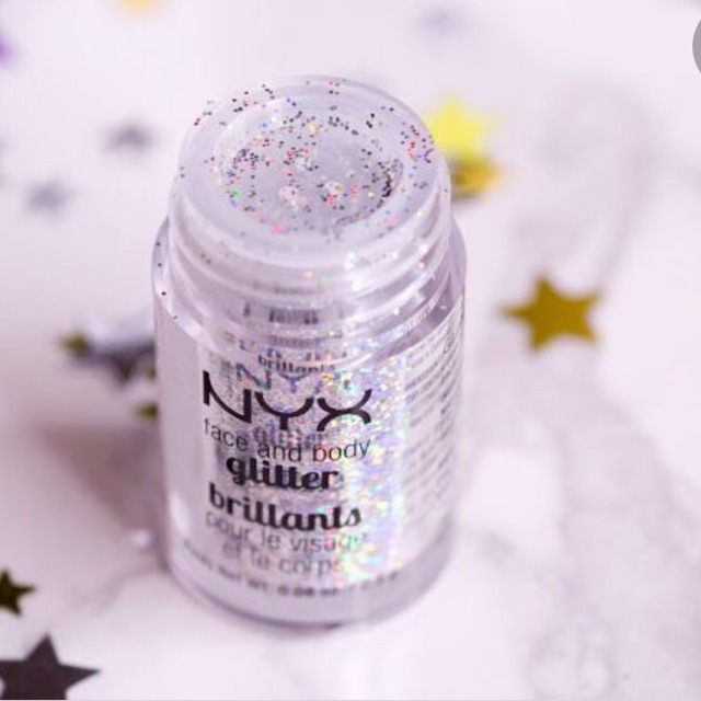 Bột nhũ bắt sáng mắt và toàn thân NYX Gliter Brilliants Crystal