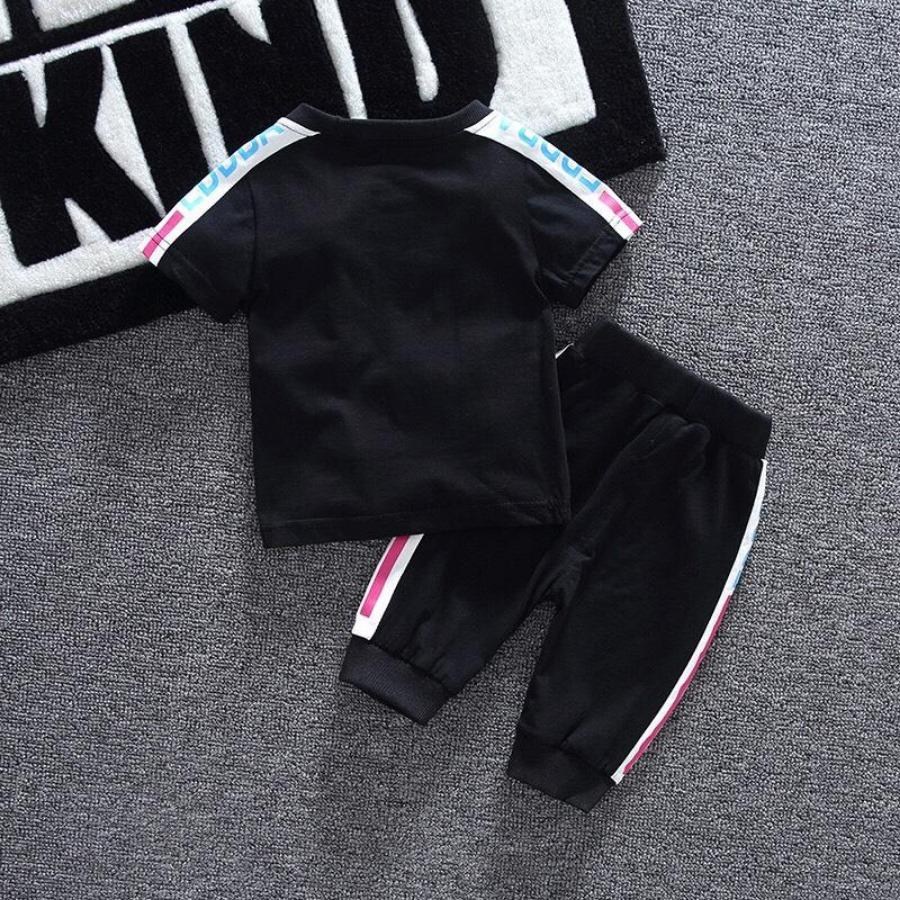 Bộ Quần Dài Áo Cộc Tay Có Hình Thú Cho Bé Trai Và Bé Gái Chất Liệu Thun Từ 8Kg Đến 32Kg - Bộ DPA Chaarlie Kids