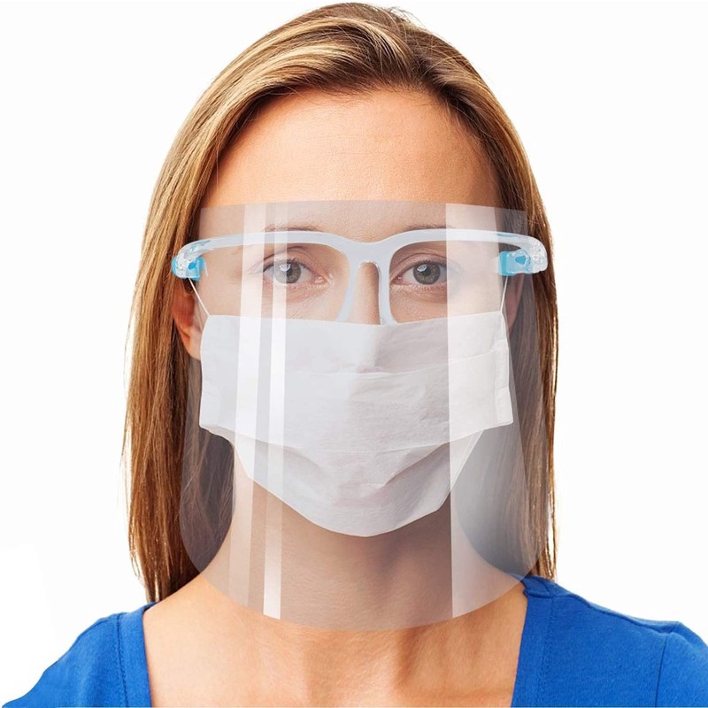 Kính Chống Giọt Bắn Bảo Hộ Chống Dịch Face Shield - SP GỒM KÍNH VÀ GỌNG KÍNH