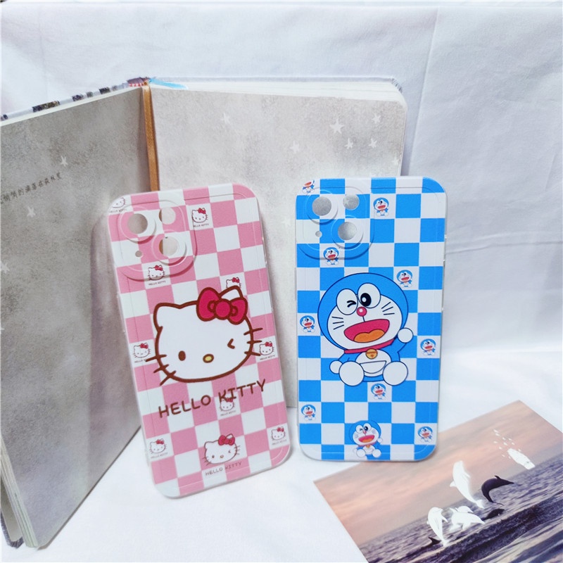 Ốp Điện Thoại Mềm In Hình Doraemon / Hello Kitty Cho Vivo Y33S Y21 Y21S Y21T Y15A Y15S Y20 Y20i Y20S Y12 Y15 Y17 Y12S Y12A