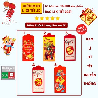 Set 50 bao lì xì Tết 2021 Tân Sửu giao đủ mẫu💖FREESHIP💖Bao lì xì Tết Nguyên Đán