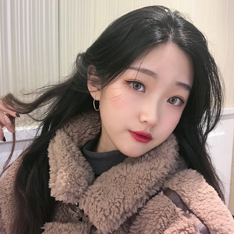 Khuyên Tai Kim Loại Hình Oval Đơn Giản A732