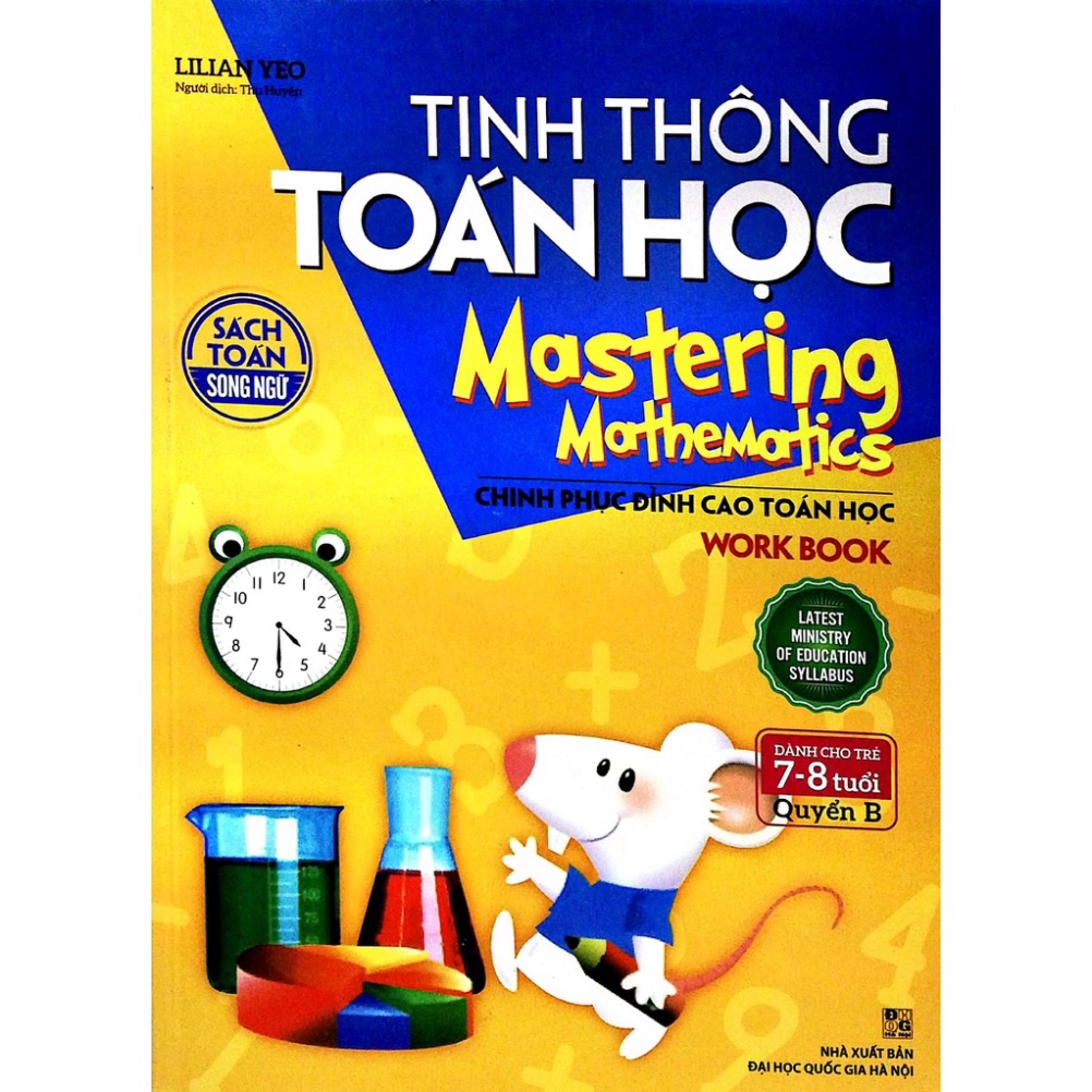 [TIEMSACHTO] Sách - Tinh Thông Toán Học - Mastering Mathematics - Dành Cho Trẻ 7-8 Tuổi - Quyển B (SM-0684)