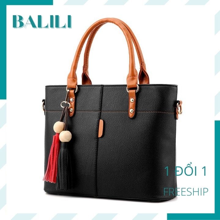 Túi xách nữ công sở đeo chéo da cao cấp 30cm - BALILI STA4