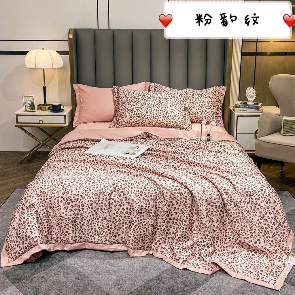 CHĂN LỤA THÁI TENCEL MỀM MỊN MÁT LẠNH (không kèm ga gối)