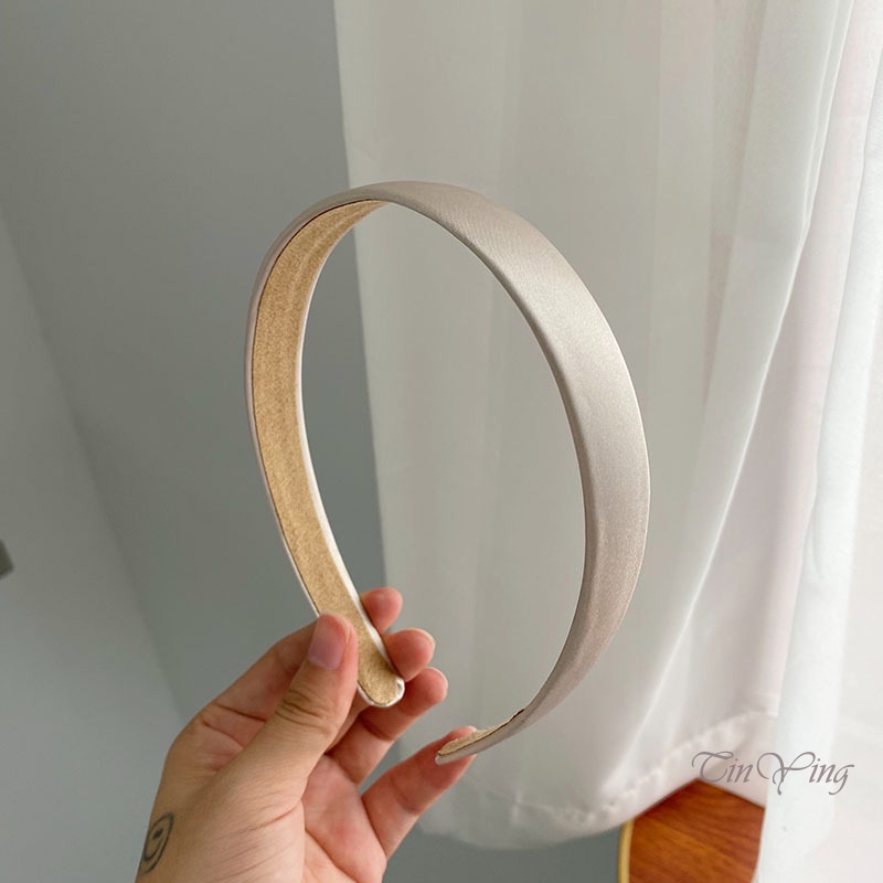 GETNOIVAS Băng Đô Cài Tóc Bản Rộng Thiết Kế Đơn Giản Thời Trang Cho Nữ