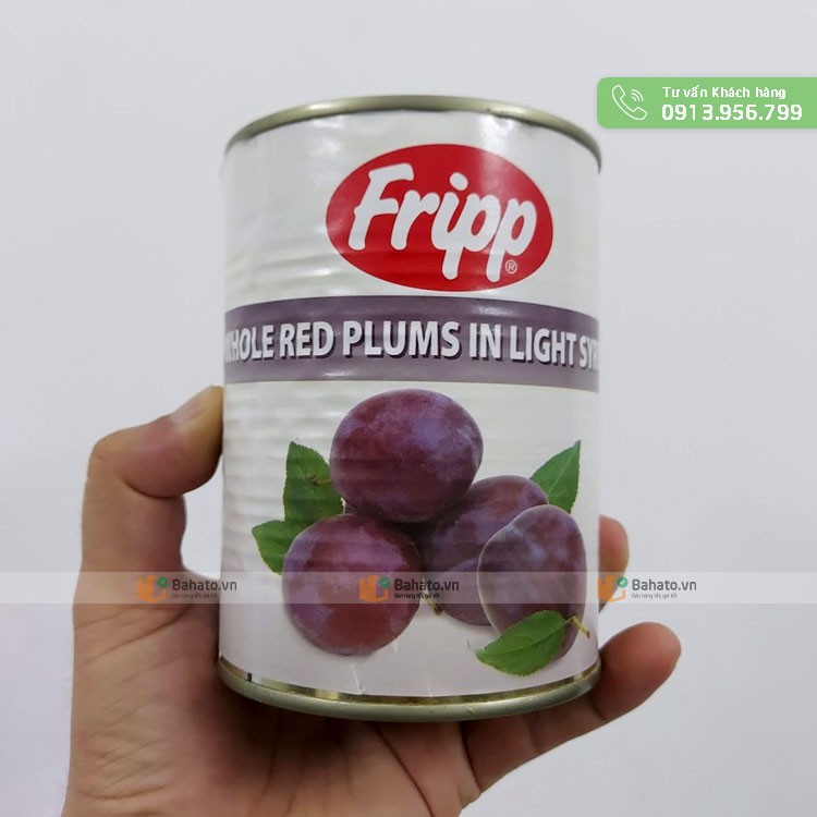 Mận ngâm (canned plums) Fripp lon 570g