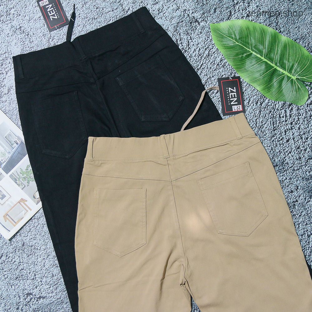 Quần Tây Thun Nam Xuất Hàn Dáng SlimFit Co Dãn Nhiều
