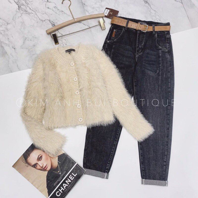 áo cardigan len lông