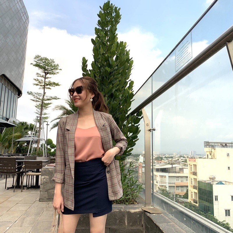 Áo khoác nữ , áo blazer nữ, dài tay, CARO CAO CẤP , LOẠI DÀY , phong cách hàn quốc, trẻ trung, xinh đẹp , năng động | BigBuy360 - bigbuy360.vn