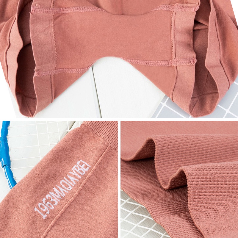 Quần short ECMLN lưng cao co giãn không đường may dành cho nữ tập yoga/ chạy bộ