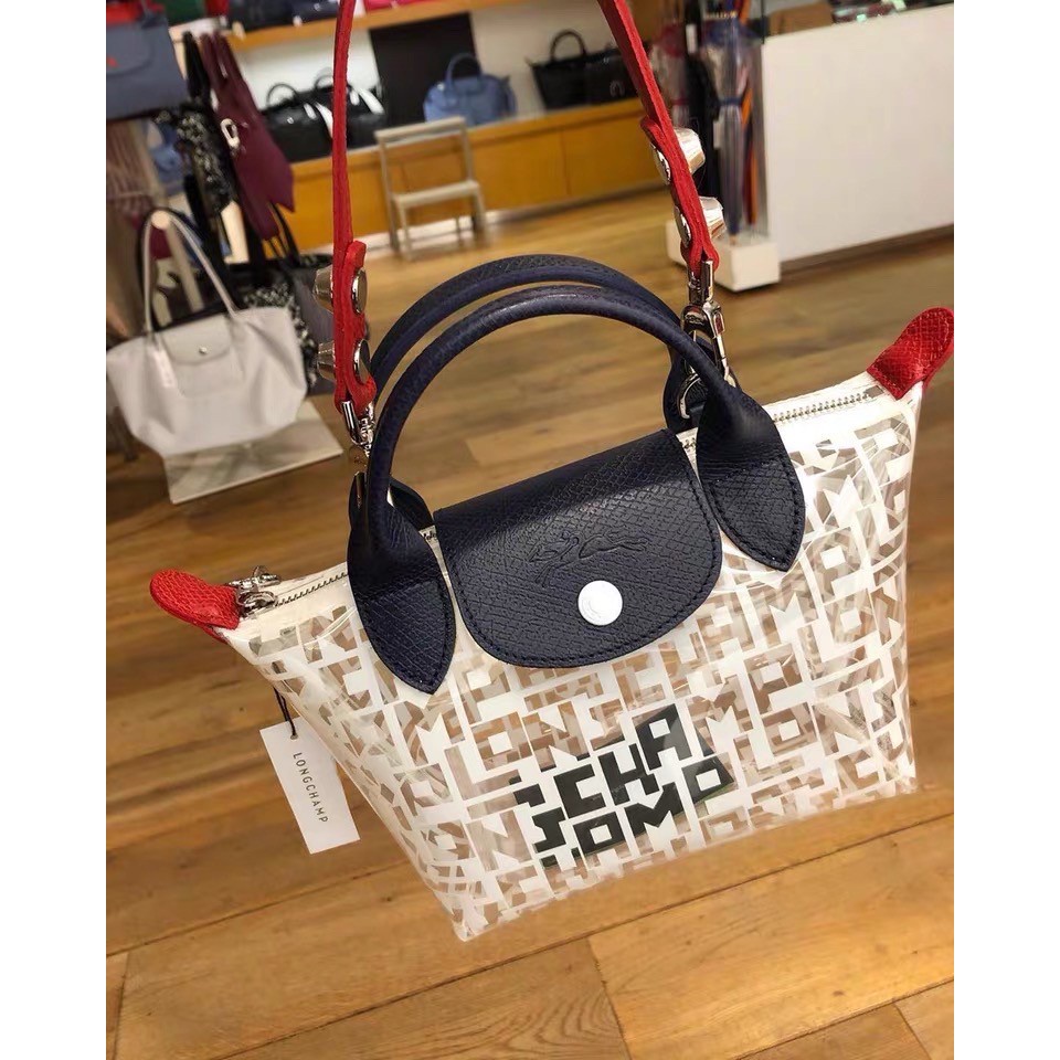 🎉PROMO🎉🍒💯 LONGCHAMP Túi Xách PVC Trong Suốt Phiên Bản Giới Hạn Thời Trang Mới 2020 1512