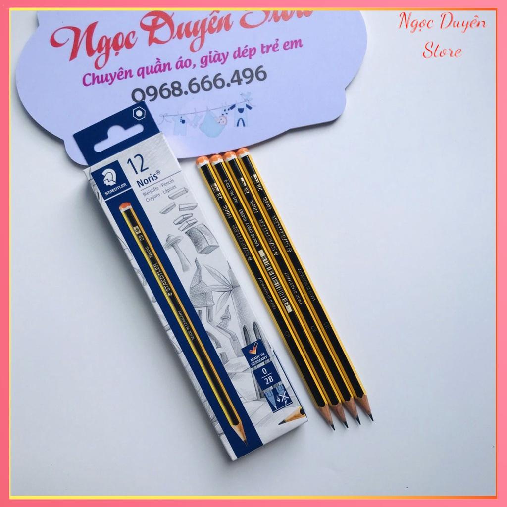 Bút chì 2B,  Bút chì 2B Đức Staedtler Noris cao cấp, cho bé tập viết, chi không gẫy khi gọt