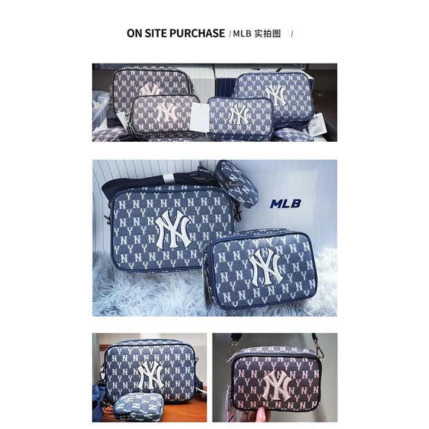 Túi Đeo Chéo mlb Phong Cách Hàn Quốc Cổ Điển Thời Trang Mùa Hè Cho Nam Và Nữ