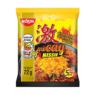 Mì Cay Nissin (Nissin Spicy Noodles) Thùng 30 Gói